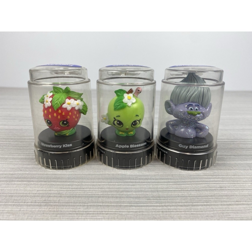 Lot of 3‎ Good2Grow PODZ Shopkins & Trolls